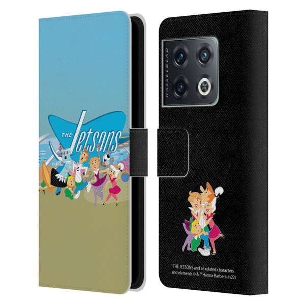 The Jetsons Graphics Group Leather Book Wallet Case Cover For OnePlus 10 Pro