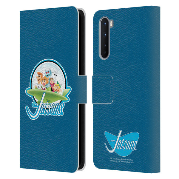 The Jetsons Graphics Logo Leather Book Wallet Case Cover For OnePlus Nord 5G