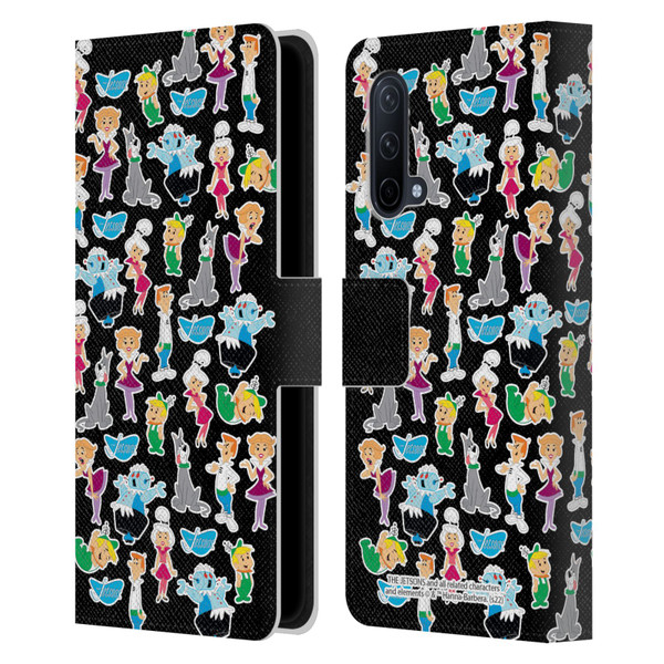 The Jetsons Graphics Pattern Leather Book Wallet Case Cover For OnePlus Nord CE 5G