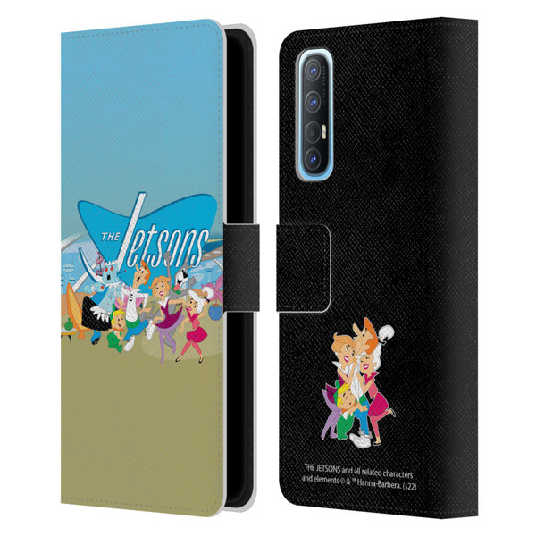 The Jetsons Graphics Group Leather Book Wallet Case Cover For OPPO Find X2 Neo 5G