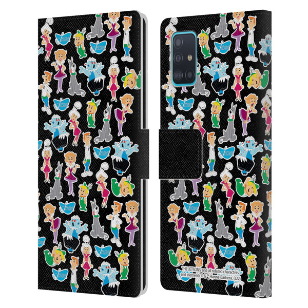 The Jetsons Graphics Pattern Leather Book Wallet Case Cover For Samsung Galaxy A51 (2019)