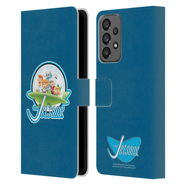 The Jetsons Graphics Logo Leather Book Wallet Case Cover For Samsung Galaxy A73 5G (2022)