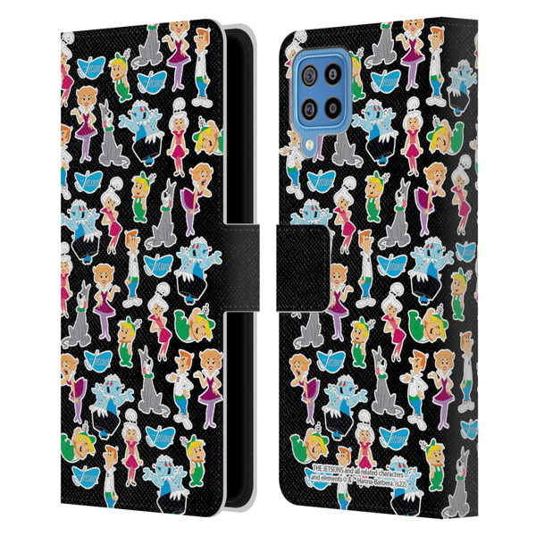 The Jetsons Graphics Pattern Leather Book Wallet Case Cover For Samsung Galaxy F22 (2021)