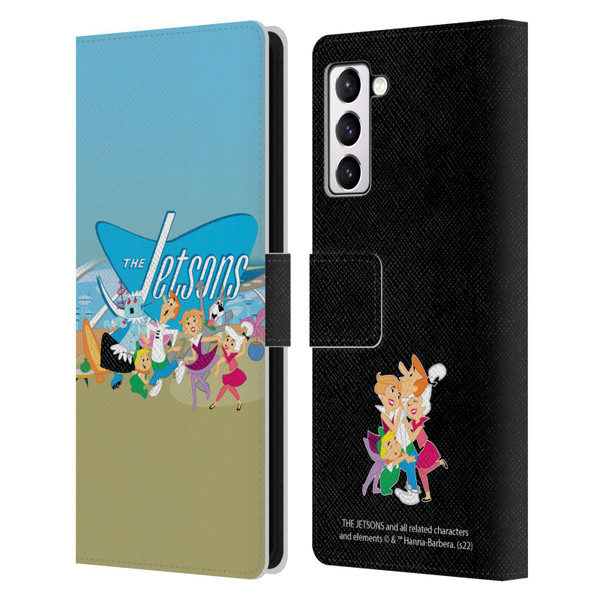 The Jetsons Graphics Group Leather Book Wallet Case Cover For Samsung Galaxy S21+ 5G