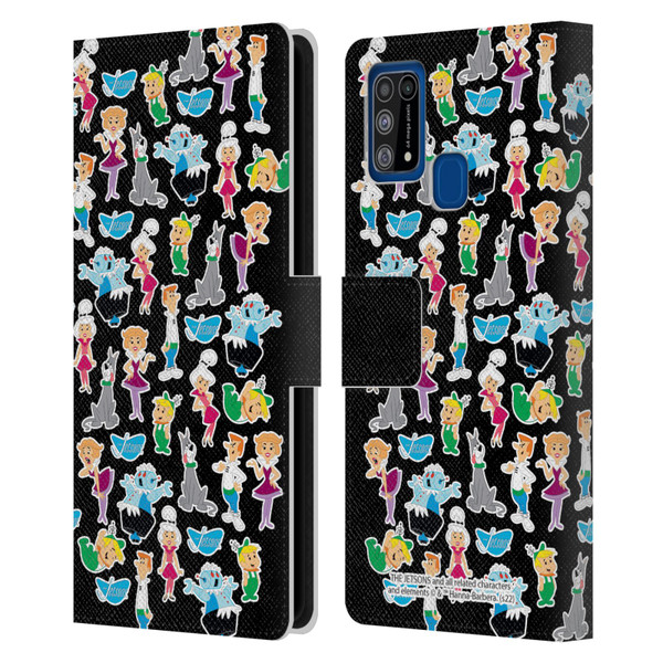 The Jetsons Graphics Pattern Leather Book Wallet Case Cover For Samsung Galaxy M31 (2020)