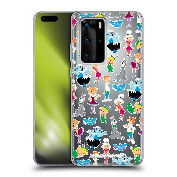 The Jetsons Graphics Pattern Soft Gel Case for Huawei P40 Pro / P40 Pro Plus 5G
