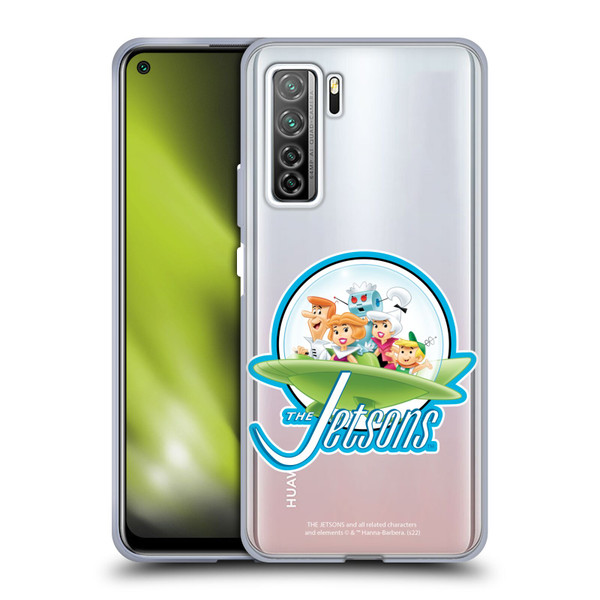 The Jetsons Graphics Logo Soft Gel Case for Huawei Nova 7 SE/P40 Lite 5G