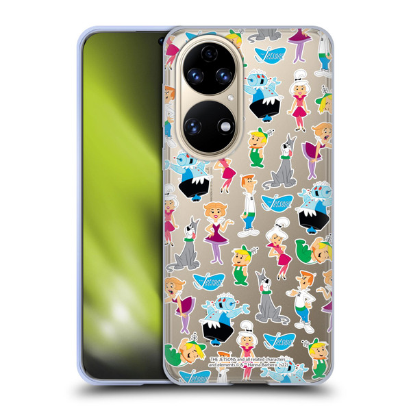 The Jetsons Graphics Pattern Soft Gel Case for Huawei P50