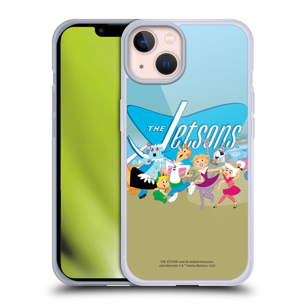 The Jetsons Graphics Group Soft Gel Case for Apple iPhone 13