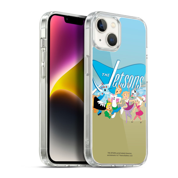 The Jetsons Graphics Group Soft Gel Case for Apple iPhone 14 Plus & MagSafe