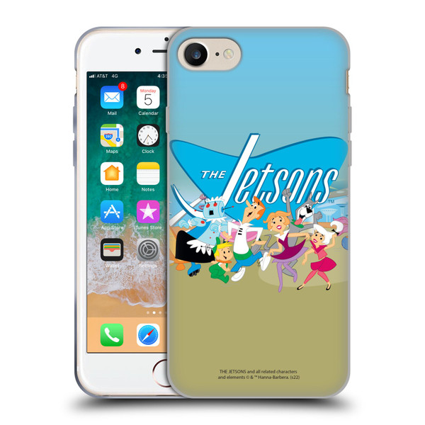 The Jetsons Graphics Group Soft Gel Case for Apple iPhone 7 / 8 / SE 2020 & 2022
