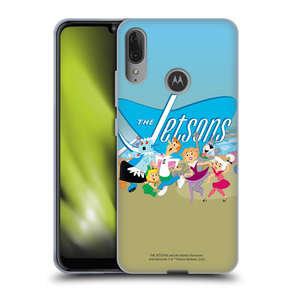 The Jetsons Graphics Group Soft Gel Case for Motorola Moto E6 Plus