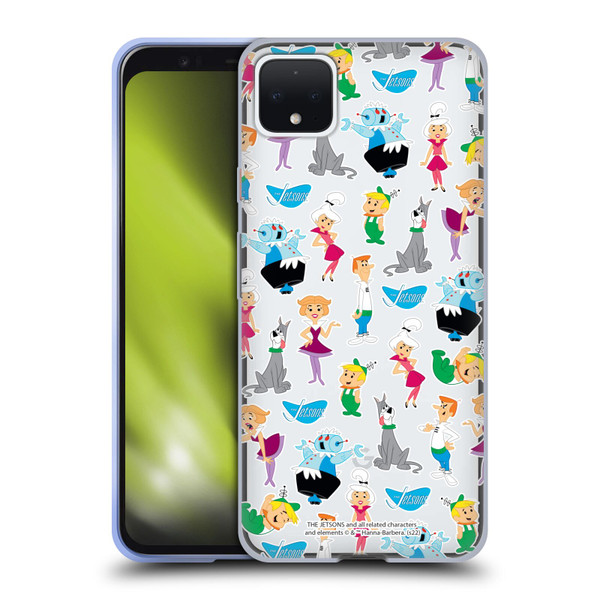 The Jetsons Graphics Pattern Soft Gel Case for Google Pixel 4 XL