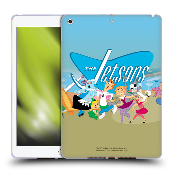 The Jetsons Graphics Group Soft Gel Case for Apple iPad 10.2 2019/2020/2021