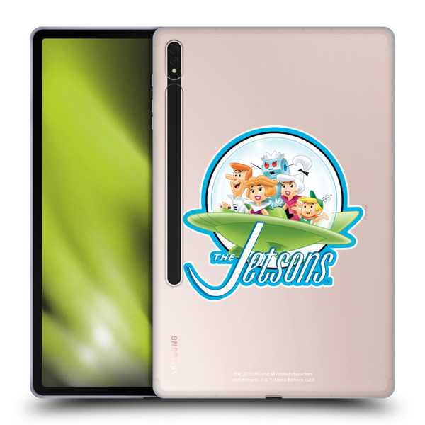 The Jetsons Graphics Logo Soft Gel Case for Samsung Galaxy Tab S8 Plus