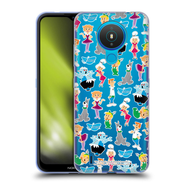 The Jetsons Graphics Pattern Soft Gel Case for Nokia 1.4
