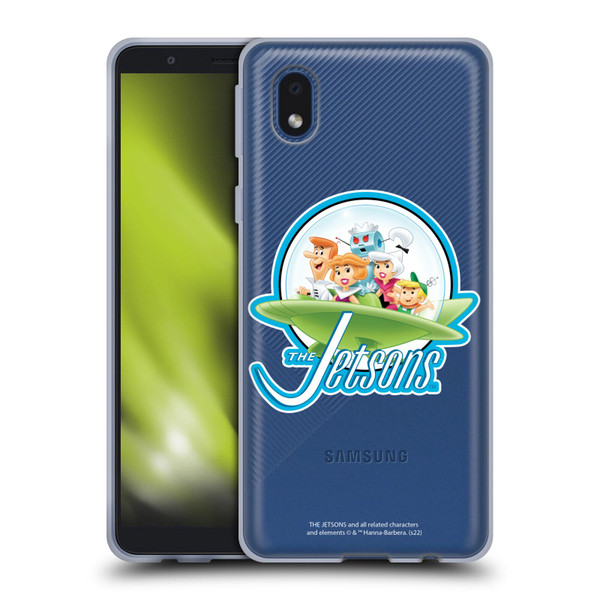 The Jetsons Graphics Logo Soft Gel Case for Samsung Galaxy A01 Core (2020)