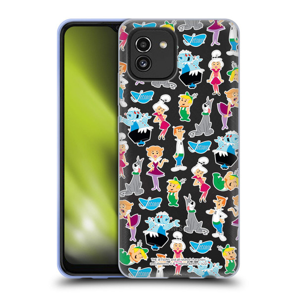 The Jetsons Graphics Pattern Soft Gel Case for Samsung Galaxy A03 (2021)