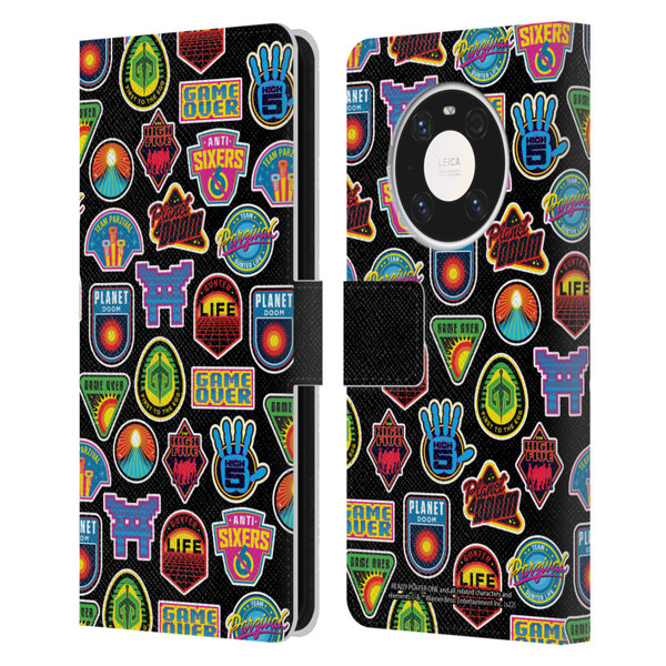 Ready Player One Graphics Collage Leather Book Wallet Case Cover For Huawei Mate 40 Pro 5G