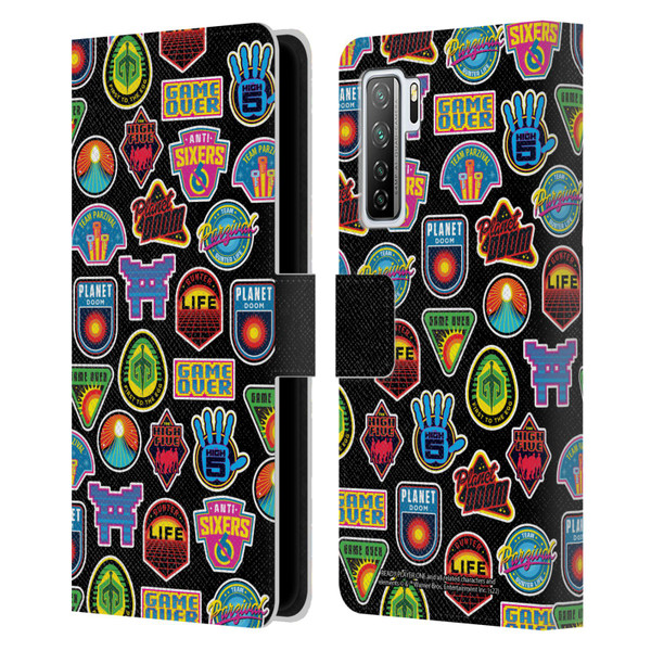 Ready Player One Graphics Collage Leather Book Wallet Case Cover For Huawei Nova 7 SE/P40 Lite 5G