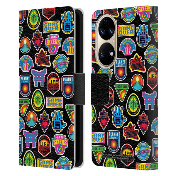 Ready Player One Graphics Collage Leather Book Wallet Case Cover For Huawei P50