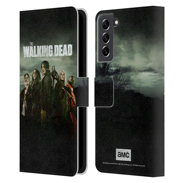 AMC The Walking Dead Season 11 Key Art Poster Leather Book Wallet Case Cover For Samsung Galaxy S21 FE 5G