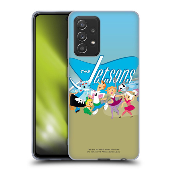 The Jetsons Graphics Group Soft Gel Case for Samsung Galaxy A52 / A52s / 5G (2021)