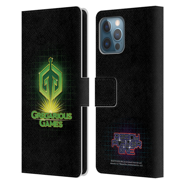 Ready Player One Graphics Logo Leather Book Wallet Case Cover For Apple iPhone 12 Pro Max