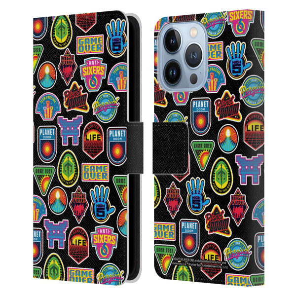 Ready Player One Graphics Collage Leather Book Wallet Case Cover For Apple iPhone 13 Pro