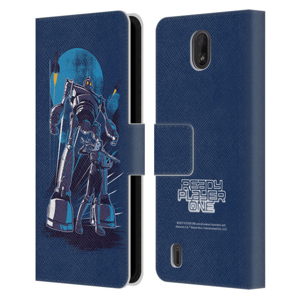 Ready Player One Graphics Iron Giant Leather Book Wallet Case Cover For Nokia C01 Plus/C1 2nd Edition
