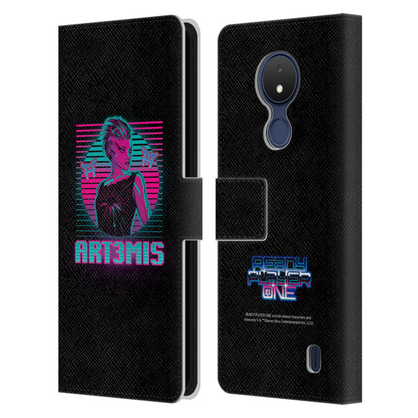 Ready Player One Graphics Character Art Leather Book Wallet Case Cover For Nokia C21