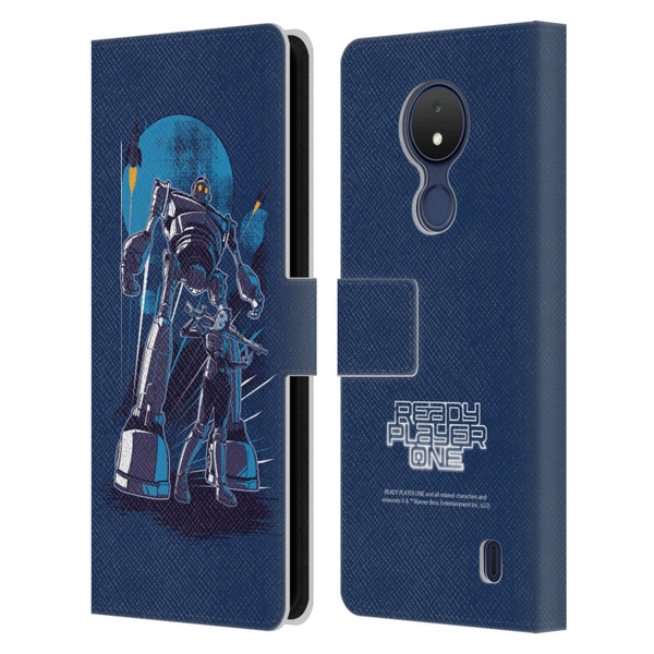 Ready Player One Graphics Iron Giant Leather Book Wallet Case Cover For Nokia C21