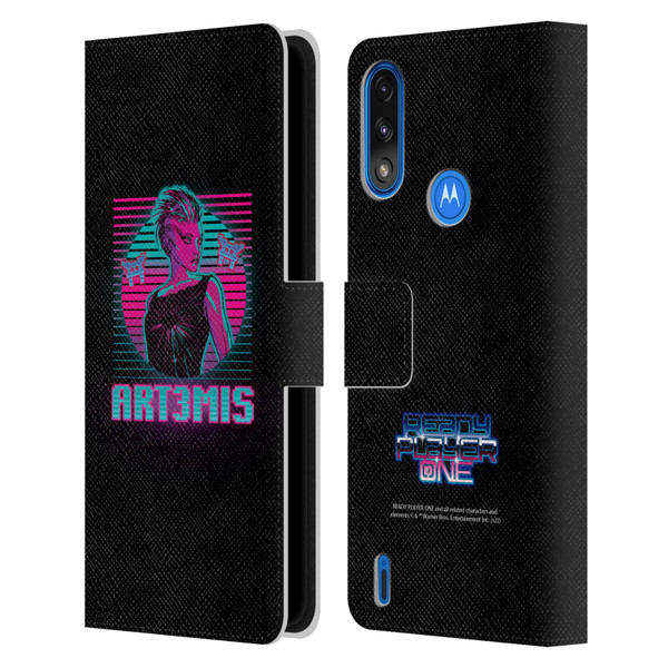 Ready Player One Graphics Character Art Leather Book Wallet Case Cover For Motorola Moto E7 Power / Moto E7i Power