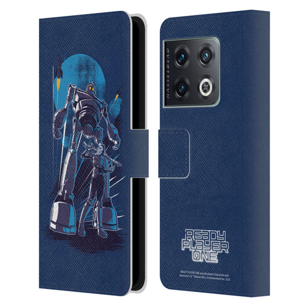 Ready Player One Graphics Iron Giant Leather Book Wallet Case Cover For OnePlus 10 Pro