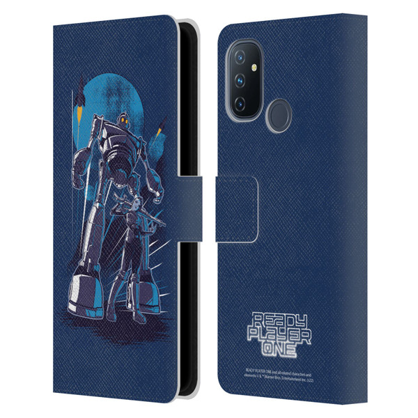 Ready Player One Graphics Iron Giant Leather Book Wallet Case Cover For OnePlus Nord N100
