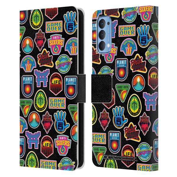 Ready Player One Graphics Collage Leather Book Wallet Case Cover For OPPO Reno 4 5G