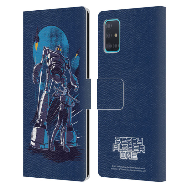 Ready Player One Graphics Iron Giant Leather Book Wallet Case Cover For Samsung Galaxy A51 (2019)