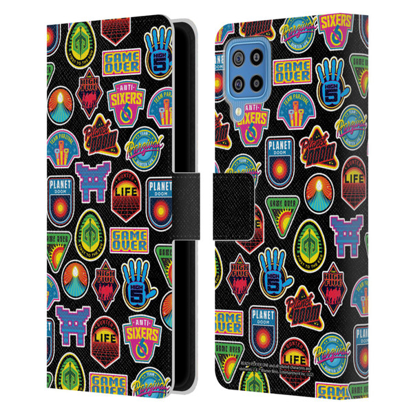 Ready Player One Graphics Collage Leather Book Wallet Case Cover For Samsung Galaxy F22 (2021)
