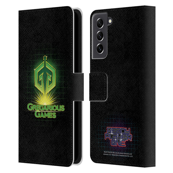 Ready Player One Graphics Logo Leather Book Wallet Case Cover For Samsung Galaxy S21 FE 5G