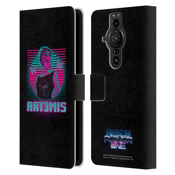 Ready Player One Graphics Character Art Leather Book Wallet Case Cover For Sony Xperia Pro-I