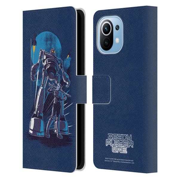 Ready Player One Graphics Iron Giant Leather Book Wallet Case Cover For Xiaomi Mi 11