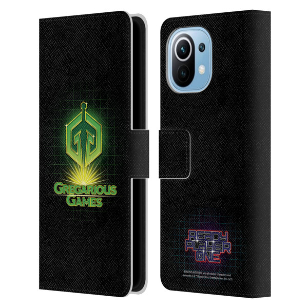 Ready Player One Graphics Logo Leather Book Wallet Case Cover For Xiaomi Mi 11