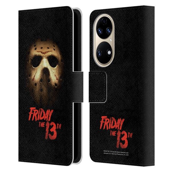 Friday the 13th 2009 Graphics Jason Voorhees Poster Leather Book Wallet Case Cover For Huawei P50