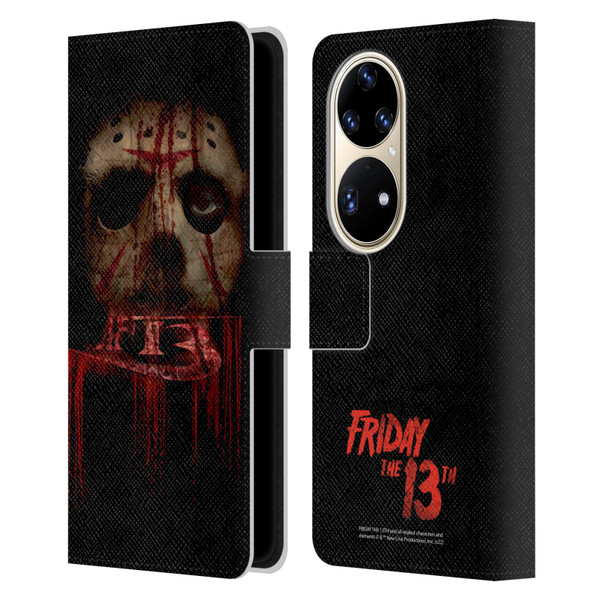 Friday the 13th 2009 Graphics Jason Voorhees Leather Book Wallet Case Cover For Huawei P50 Pro