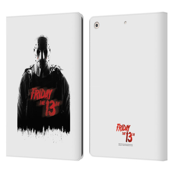 Friday the 13th 2009 Graphics Jason Voorhees Key Art Leather Book Wallet Case Cover For Apple iPad 10.2 2019/2020/2021