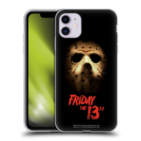 Friday the 13th 2009 Graphics Jason Voorhees Poster Soft Gel Case for Apple iPhone 11