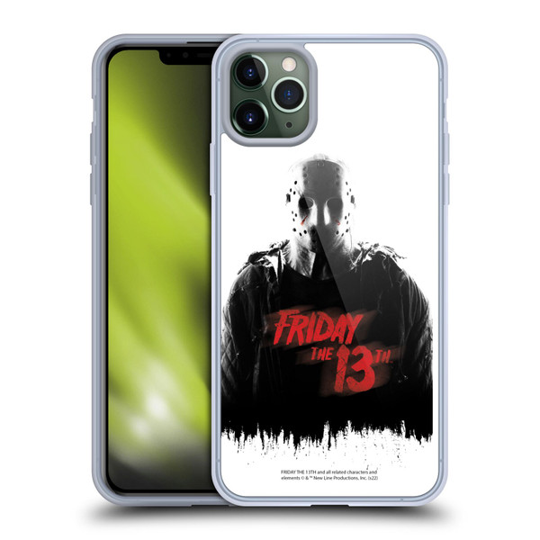 Friday the 13th 2009 Graphics Jason Voorhees Key Art Soft Gel Case for Apple iPhone 11 Pro Max