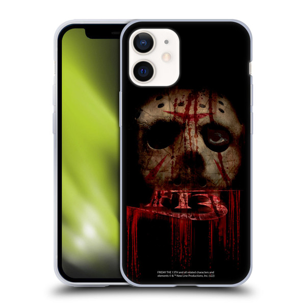 Friday the 13th 2009 Graphics Jason Voorhees Soft Gel Case for Apple iPhone 12 Mini