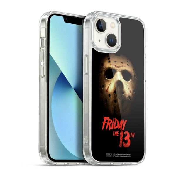 Friday the 13th 2009 Graphics Jason Voorhees Poster Soft Gel Case for Apple iPhone 13
