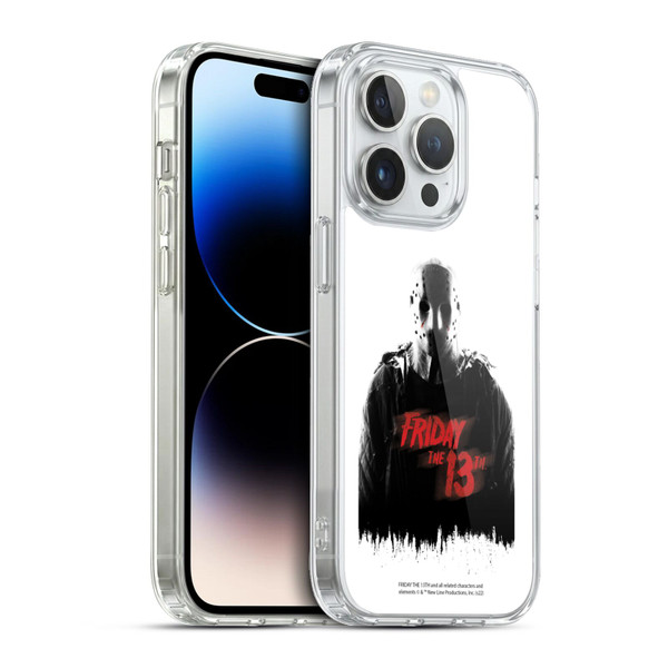 Friday the 13th 2009 Graphics Jason Voorhees Key Art Soft Gel Case for Apple iPhone 13 Pro & MagSafe